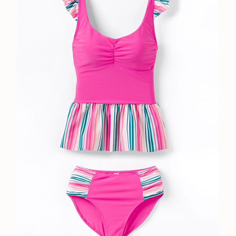 NWT Matilda Jane Sunrise Swim set ruffle top and bottoms - Picture 7 of 10